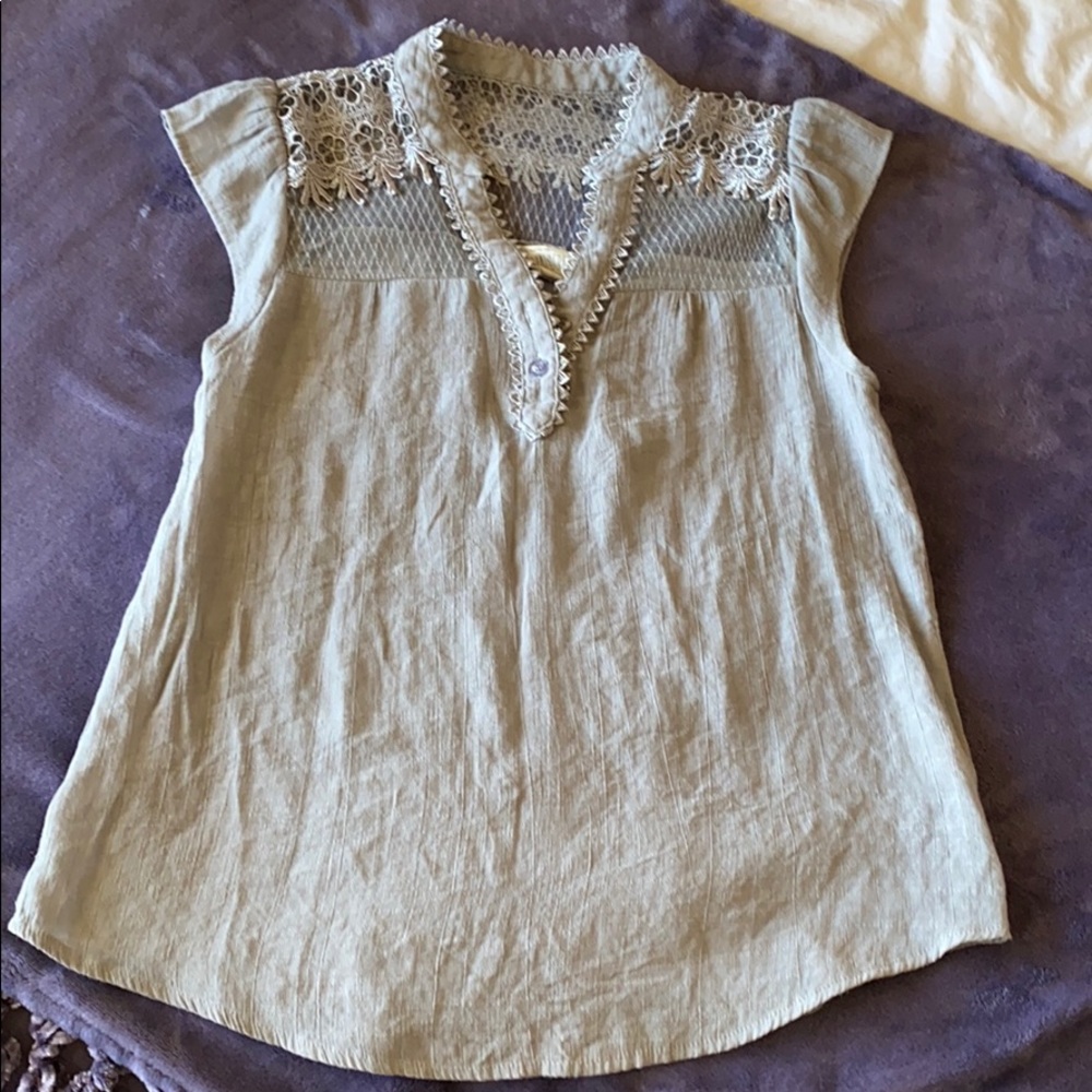 Knit & Lace top